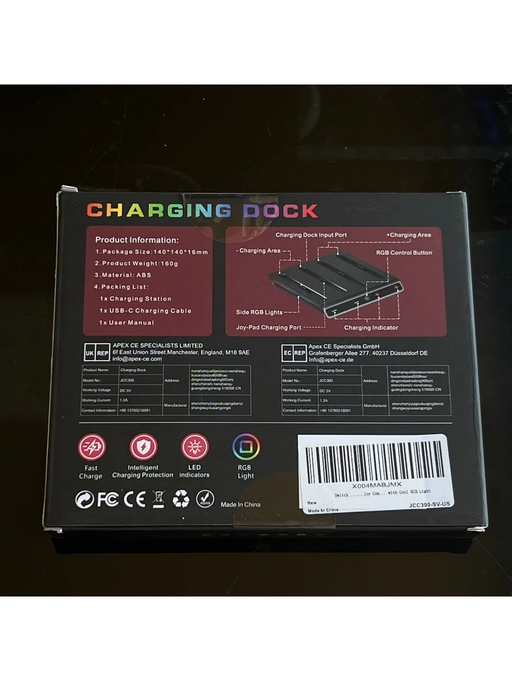 Charging Dock for SW2 Wireless Joy-Pad with RGB Light